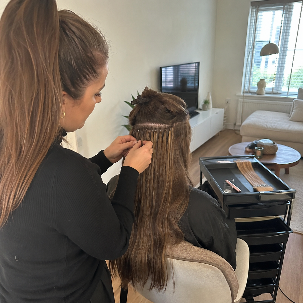 Behandeling door BeautySession klant