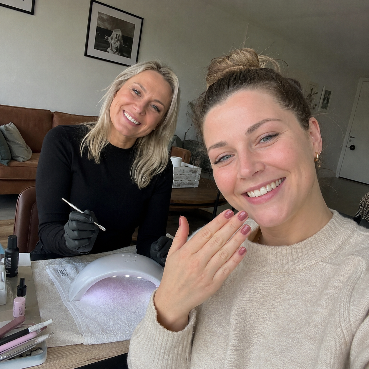 Behandeling door BeautySession klant